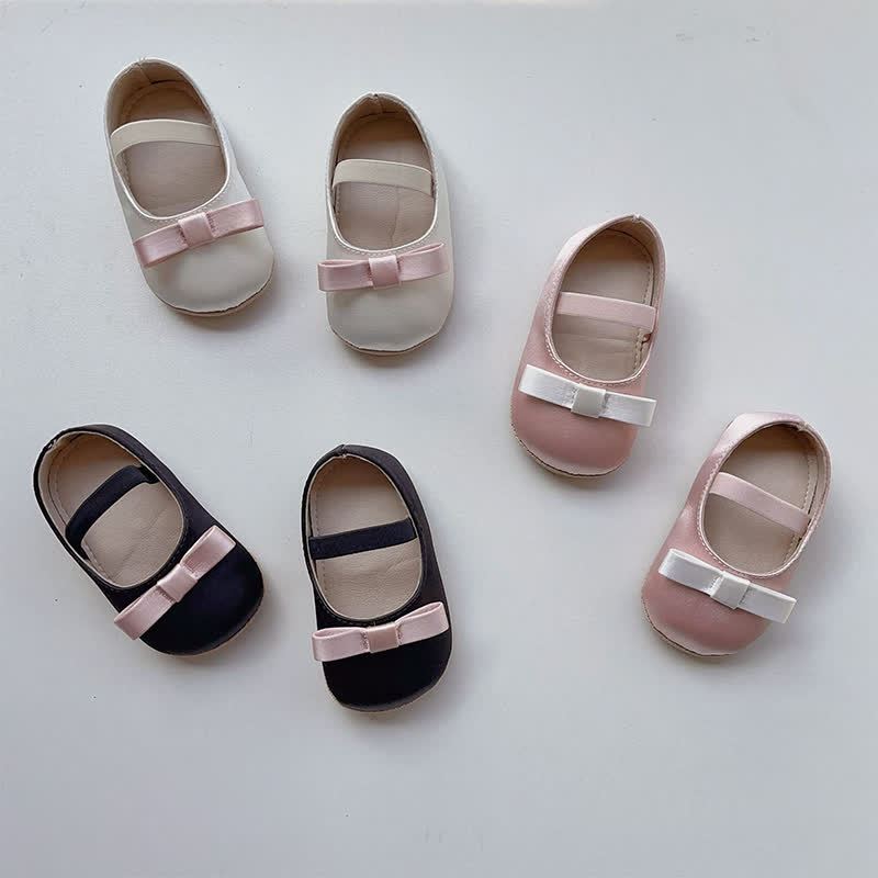 Color-block Bow Ballet Round Toe Mary Janes - image 2