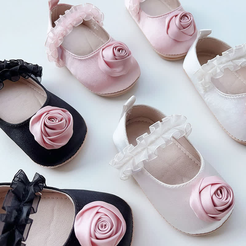 Solid Rosette Ballet Round Toe Flats - image 2