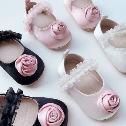Solid Rosette Ballet Round Toe Flats - image 2