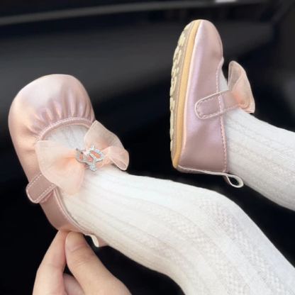 Solid Bow Ballet Round Toe Flats - image 2