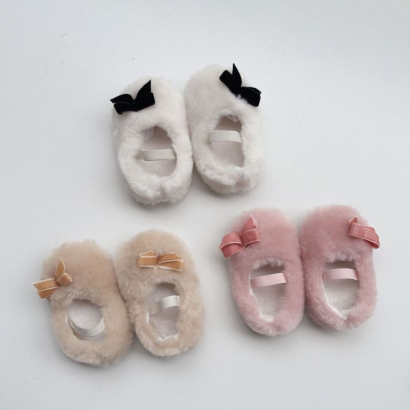 Solid Bow Round Toe Flats - image 2