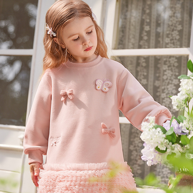 [Archive Sale] Knitted Butterfly Long Sleeve Midi Dresses - image 10