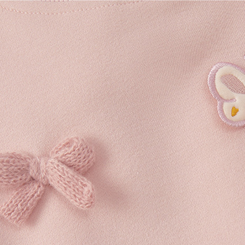 [Archive Sale] Knitted Butterfly Long Sleeve Midi Dresses - image 6