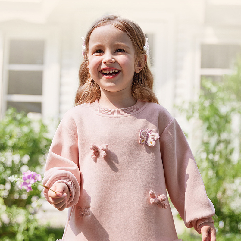 [Archive Sale] Knitted Butterfly Long Sleeve Midi Dresses - image 8