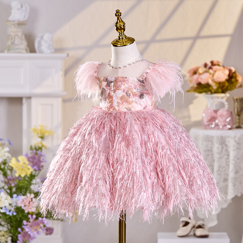 Chemical Fiber Blend Split Joint Cap Sleeves Midi Dresses - image 2