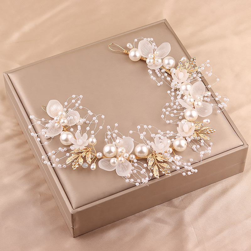 Solid With Pearls Hairband - Hairband - image 1