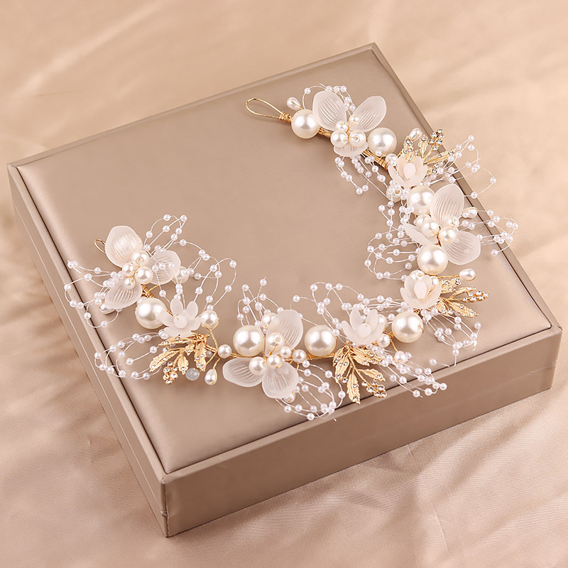 Solid With Pearls Hairband - Hairband - image 1