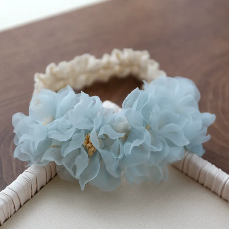 Solid Rosette Hairband - Green - image 4