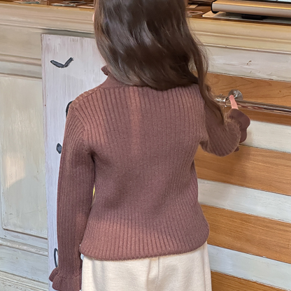 Acrylic Long Sleeve Regular Tops - image 29