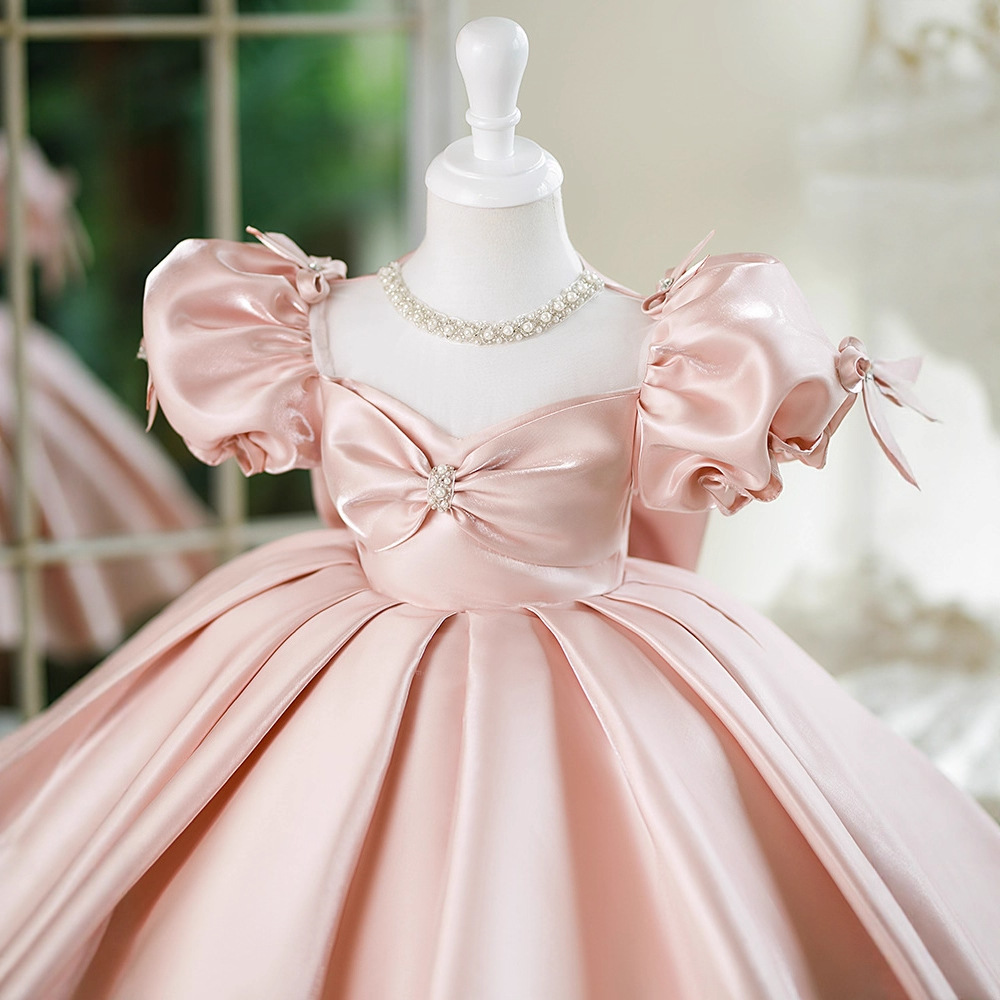 Chemical Fiber Blend Split Joint Short Sleeve Midi Dresses - image 3