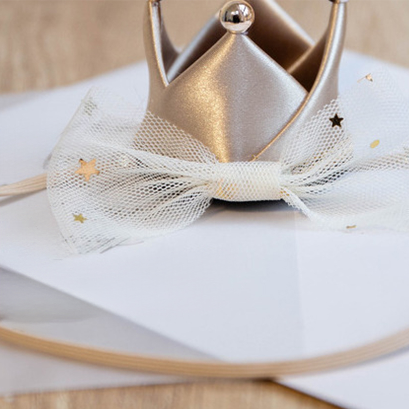 Color-block With Sequins Barrette - Champagne Hairband - image 5