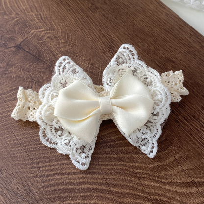 Solid With Embroidery Hairband - Narrow Band - image 9