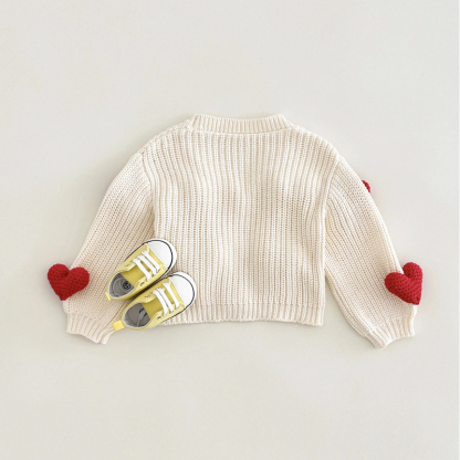Knitwear Heart Long Sleeve Regular Outerwear - image 11