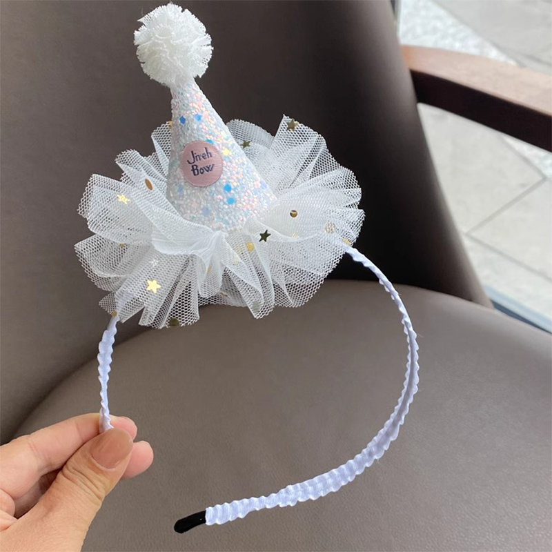 Color-block With Sequins Hairband - Hairband - White - image 12