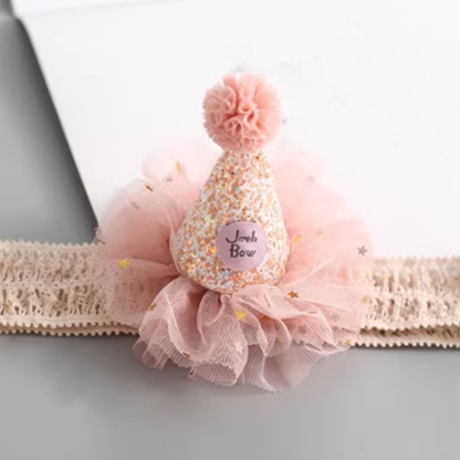 Color-block With Sequins Hairband - Headband - Pink - image 2