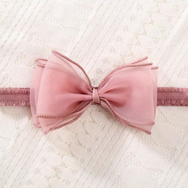 Solid With Bow Hairband - image 2
