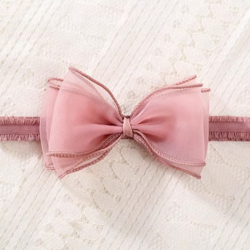 Solid With Bow Hairband - image 2