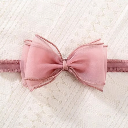 Solid With Bow Hairband - image 2