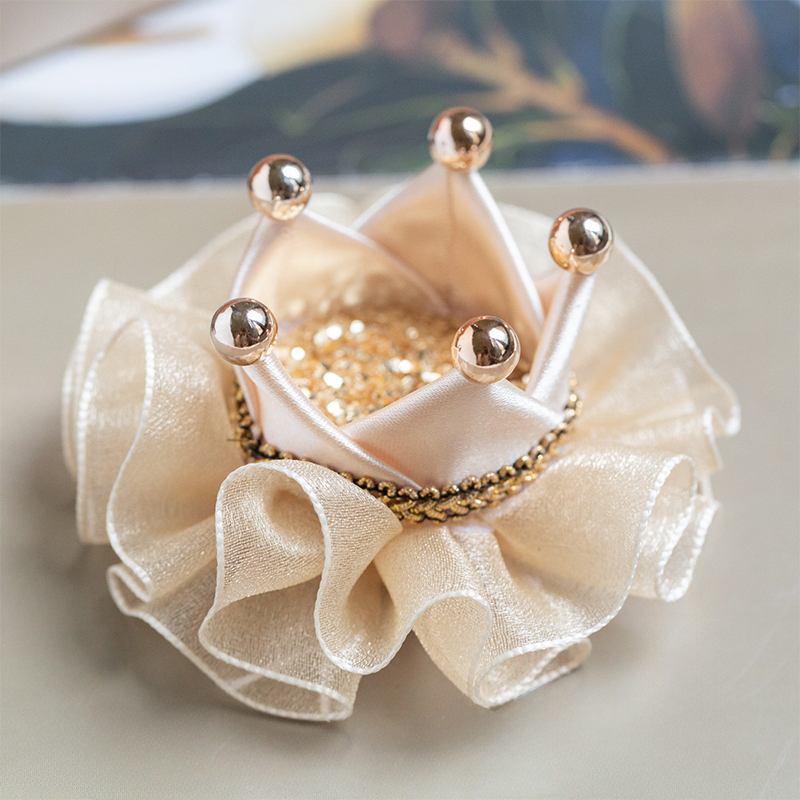 Color-block With Sequins Barrette - Barrette - Golden - image 5