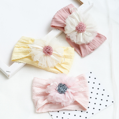 Color-block With Bow Hairband - image 1