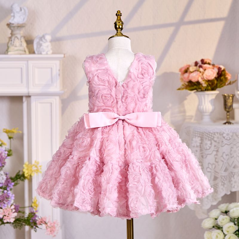 Chiffon Bow Sleeveless Mid-long Dresses - image 5