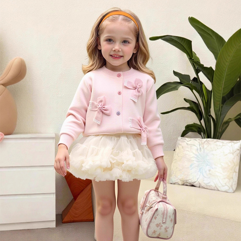 [Archive Sale] Knitting Pendant Long Sleeves Two-piece Set - image 2