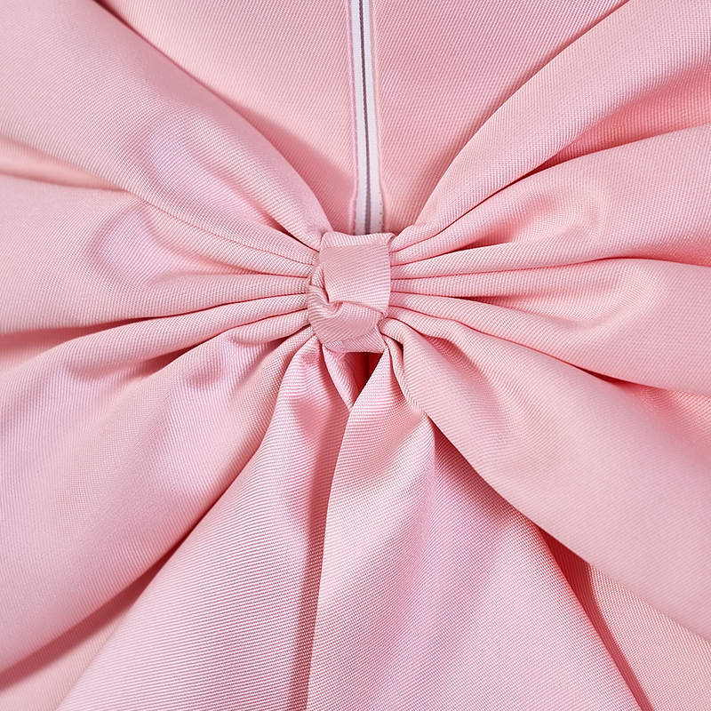 Satin Sequins Short Sleeve Mid-long Dresses - image 10