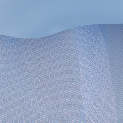 Mesh Christmas Folds Rosette Short Sleeve Mid-long Dresses - image 29