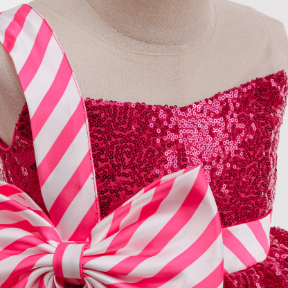 [Archive Sale] Mesh Folds Sequins Sleeveless Mid-long Dresses - image 5