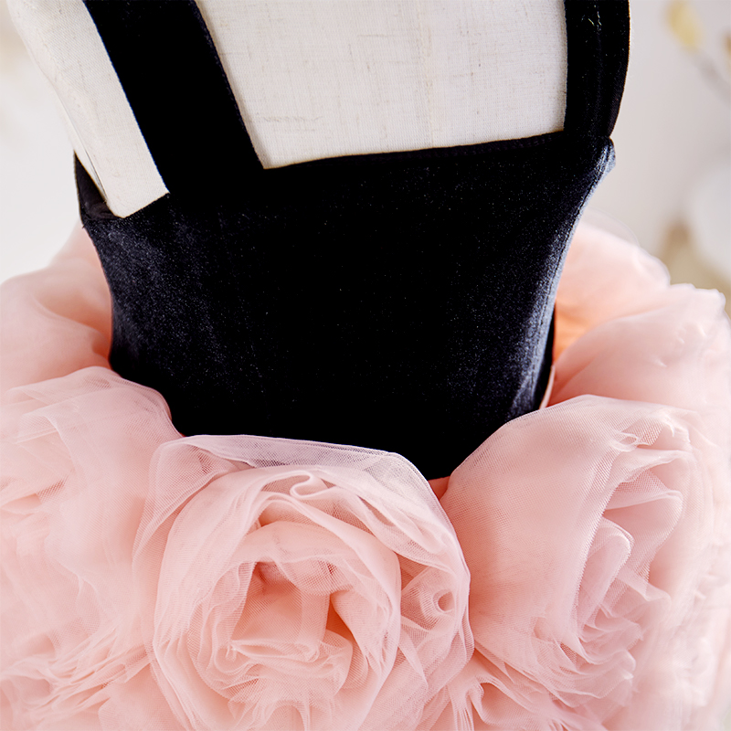 [Archive Sale] Velvet Rosette Sleeveless Midi Dresses - image 4