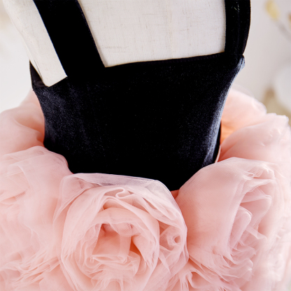 [Archive Sale] Velvet Rosette Sleeveless Midi Dresses - image 4