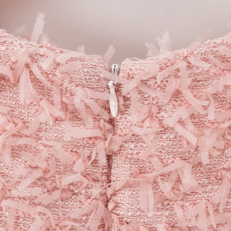 Faux Fur Split Joint Sleeveless Midi Dresses - image 18