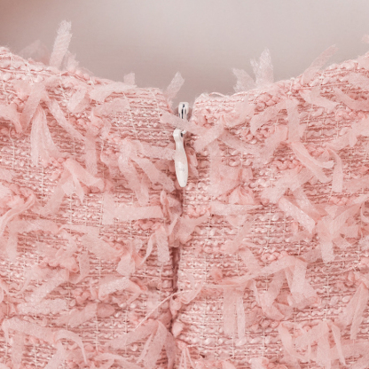 Faux Fur Split Joint Sleeveless Midi Dresses - image 18