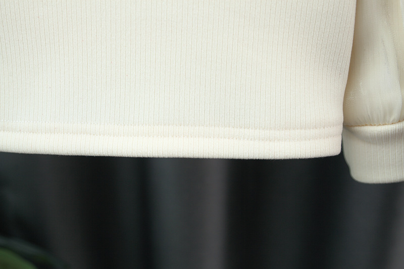 Cotton-blend Bow Long Sleeve Midi Two-piece Set - image 8