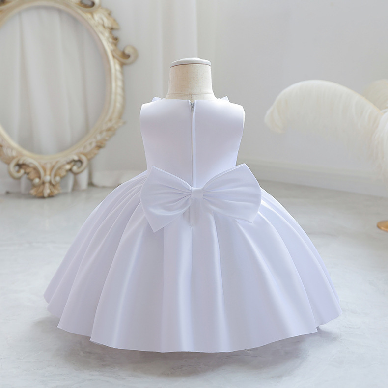 Satin Rosette Sleeveless Midi Dresses - image 12