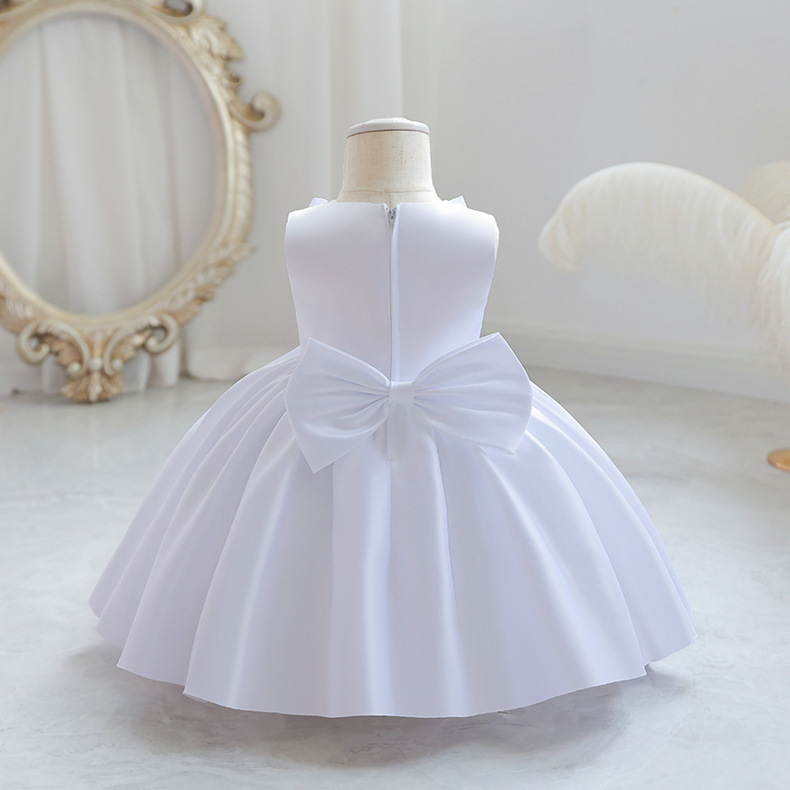 Satin Rosette Sleeveless Midi Dresses - image 12
