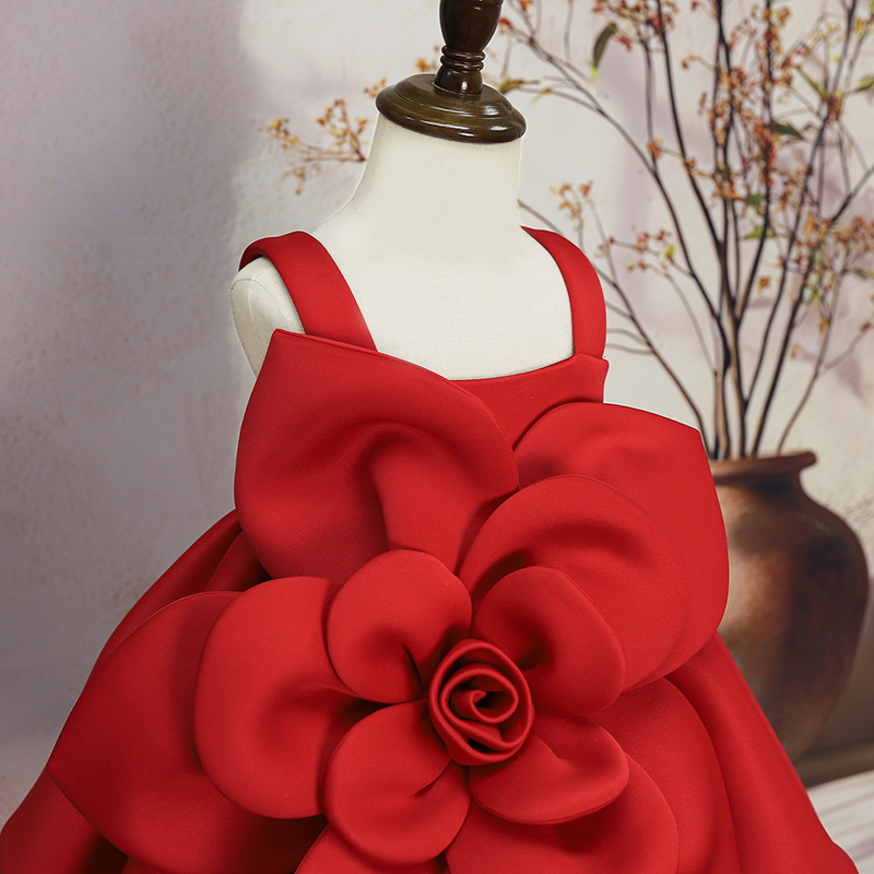 SCUBA KNIT Rosette Sleeveless Midi Dresses - image 2