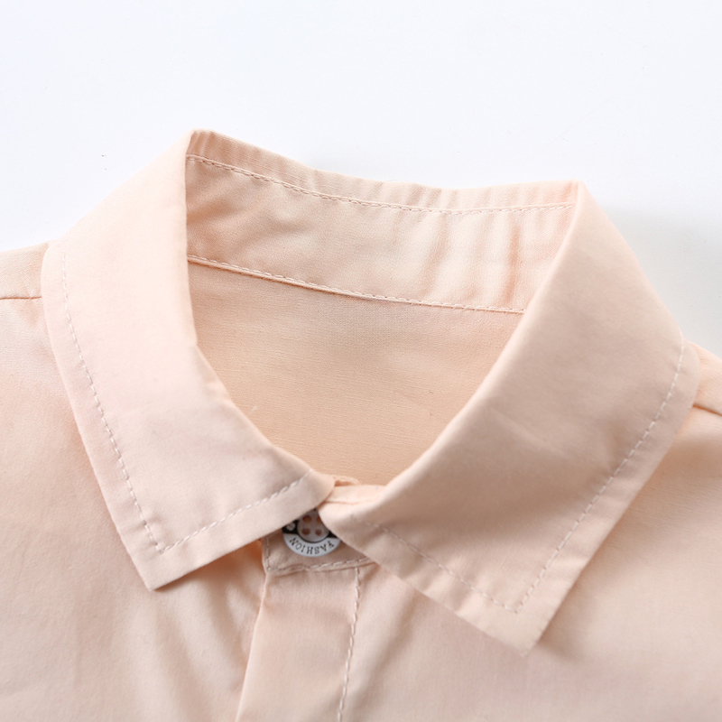 [Archive Sale] Cotton-blend Bow Overalls Long Sleeve Regular Two-piece Set - image 7