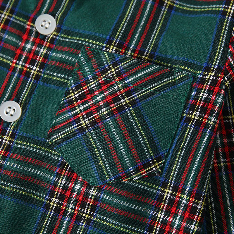 Cotton-blend Bow Overalls Long Sleeve Regular Two-piece Set - image 16