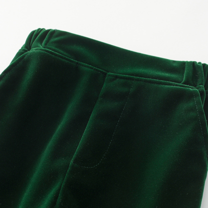 [Archive Sale] Velvet Bow Long Sleeve Regular Three-piece Set - image 15