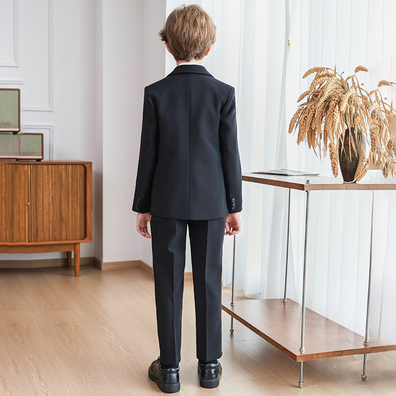 Chemical Fiber Blend Bow Long Sleeve Regular Six-piece Formal Suit - image 15