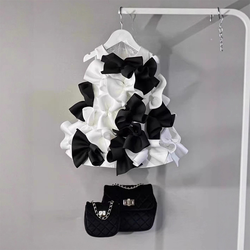 [Archive Sale] SCUBA KNIT Bow Sleeveless Midi Dresses - image 4