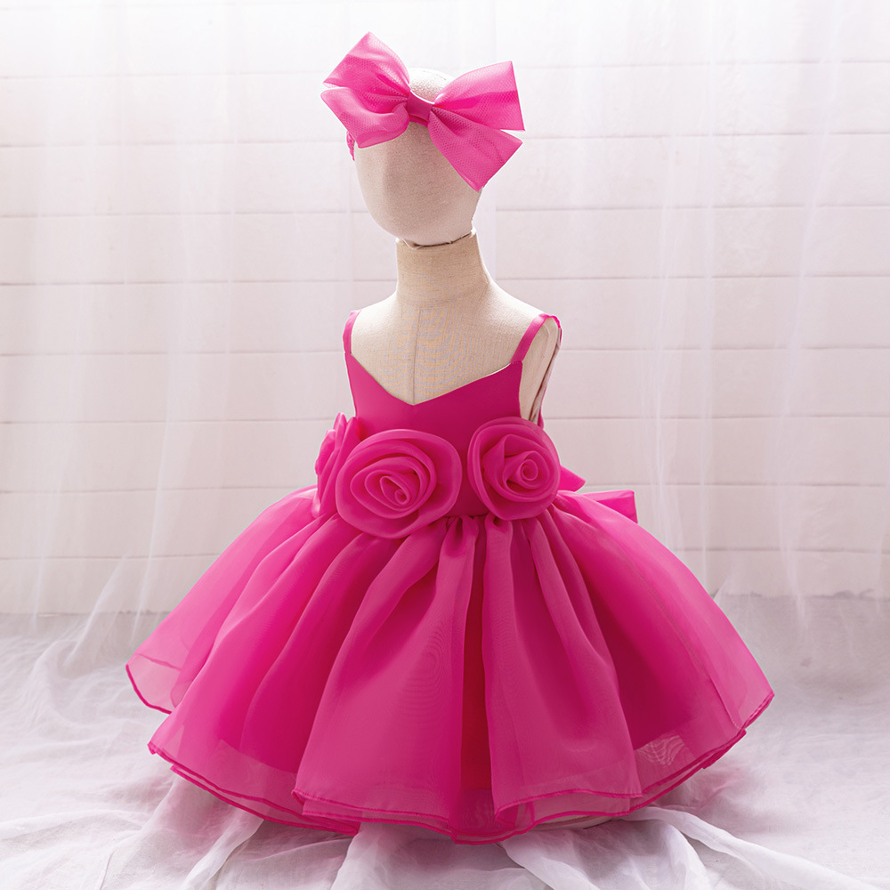 Organza Rosette Sleeveless Shorts Dresses - image 39