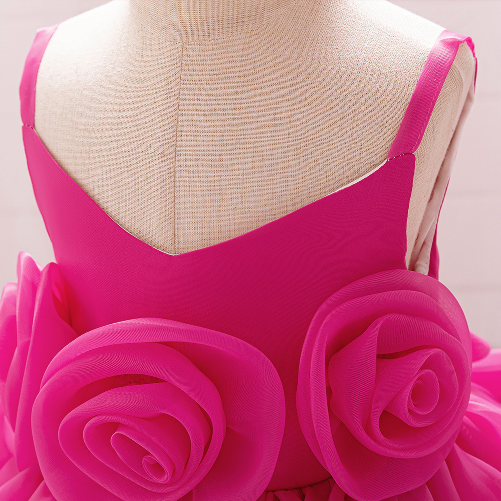 Organza Rosette Sleeveless Shorts Dresses - image 41