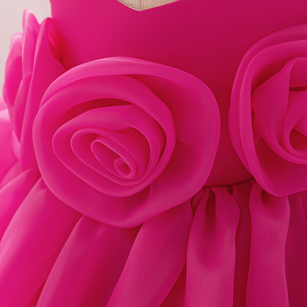 Organza Rosette Sleeveless Shorts Dresses - image 43