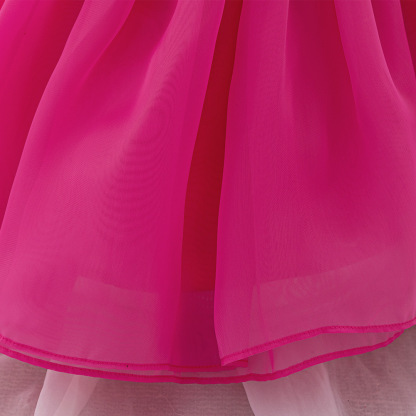 Organza Rosette Sleeveless Shorts Dresses - image 44