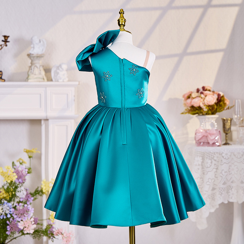 [Archive Sale] Satin Bow Sleeveless Mid-long Dresses - image 5