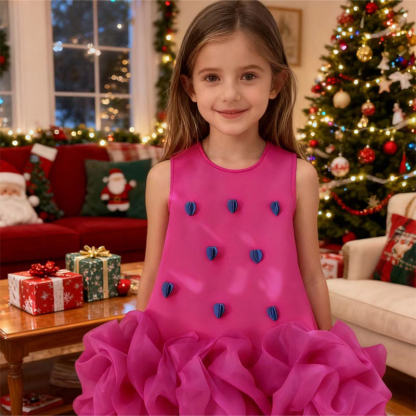 SCUBA KNIT Folds Sleeveless Mid-long Dresses - image 4