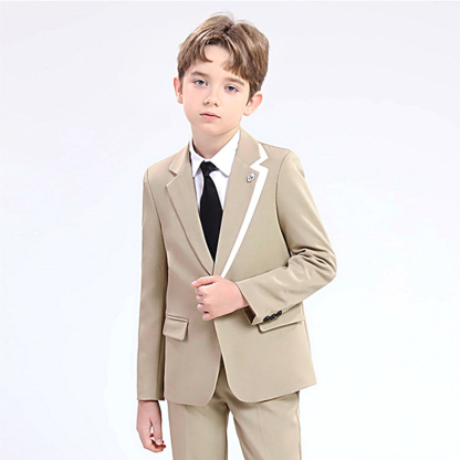 [Archive Sale] Chemical Fiber Blend Tie Regular Sleeve Regular Formal Suit - image 3