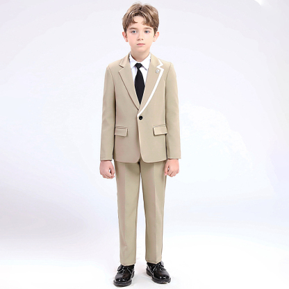 [Archive Sale] Chemical Fiber Blend Tie Regular Sleeve Regular Formal Suit - image 2